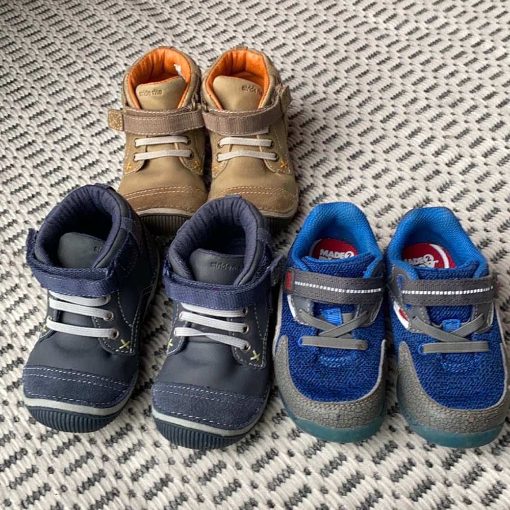 Stride Rite Boy Booties 7.5W / Sneakers 7M